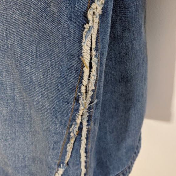 Rachel Rachel Roy Long Denim Jacket Plus Size 2x - Picture 8 of 10